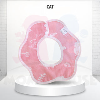 Baby Petal Bib Kids 360 Degree Scarf Petal Saliva Towel Feeding Spitting Slobber Bib Tuala Air Terliur