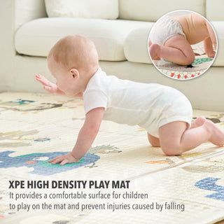 180x148x0.8CM Baby Playmat Baby Carpet Floor Mats Play Mat Large Foldable Waterproof Playmats