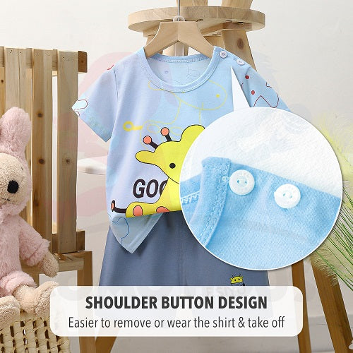 Kids Clothes Set Budak Lelaki Baju Set Budak Perempuan Baju Lengan Pendek Baby Clothes Budak Lelaki Baju Budak Perempuan