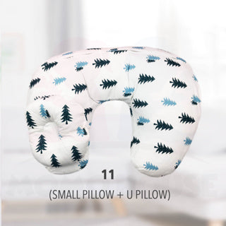 Newborn Baby Breastfeeding U-Shaped Cotton Maternity Head Support Pillow Bantal Menyusu