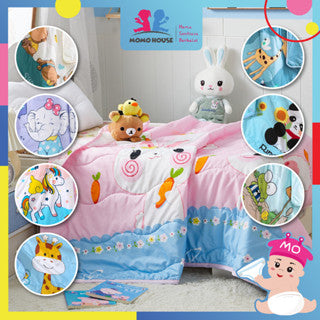 Children Cartoon Cotton Blanket Summer Cool Quilt Baby Nap Children Kids Comforter Selimut Bayi Budak