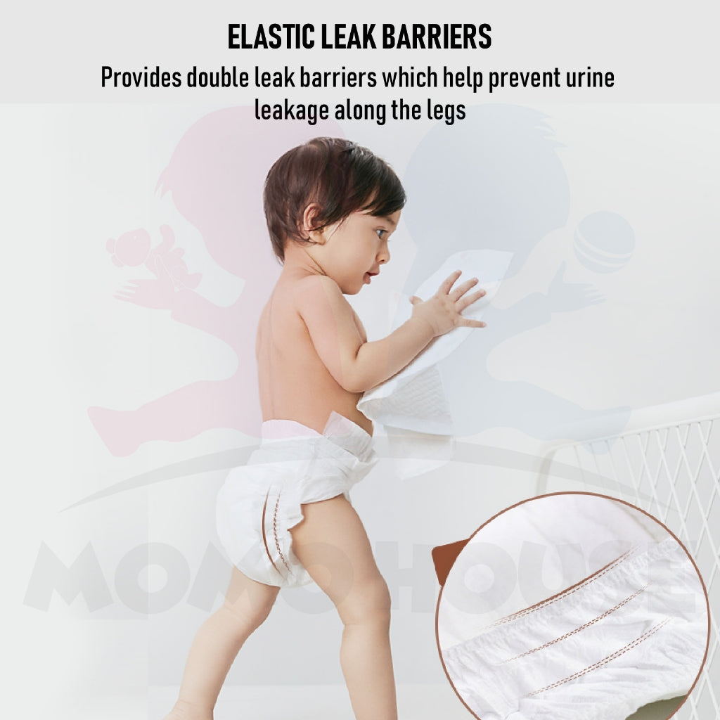 4 Packs Momo Zeroleak Momo House Baby Diaper Tape  - NB / S / M / L / XL