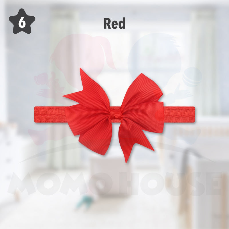 Baby Girls Nylon Hair Bows Elastic Headband Fashion Hair Accessories for Kids Infants Toddlers