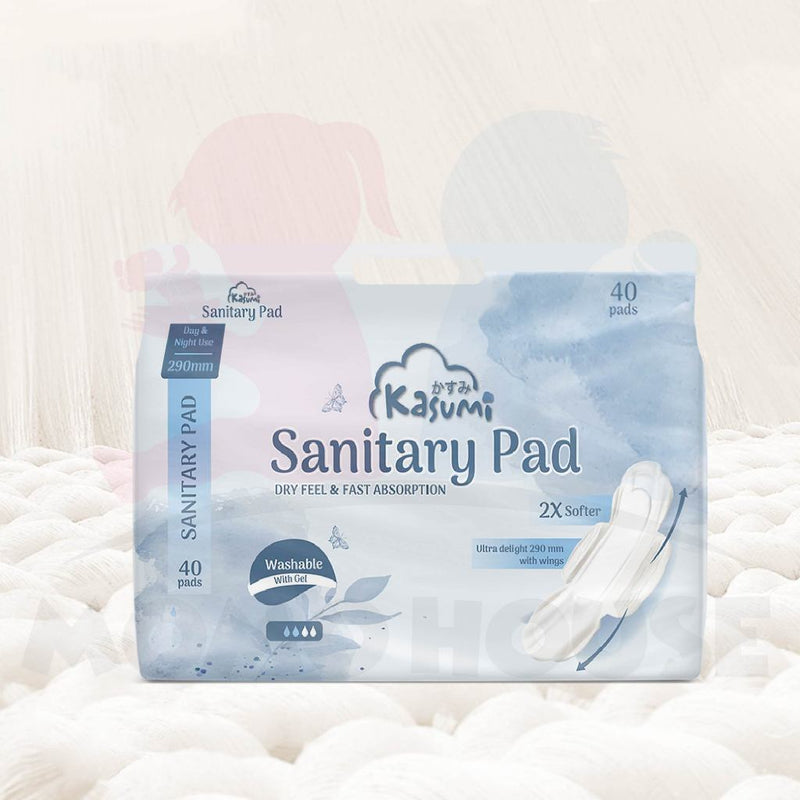 KASUMI Pad Sanitary Pad Panty Liner Pad Daily Fresh Wide & Comfortable 40s  (2 Pack With Gift)