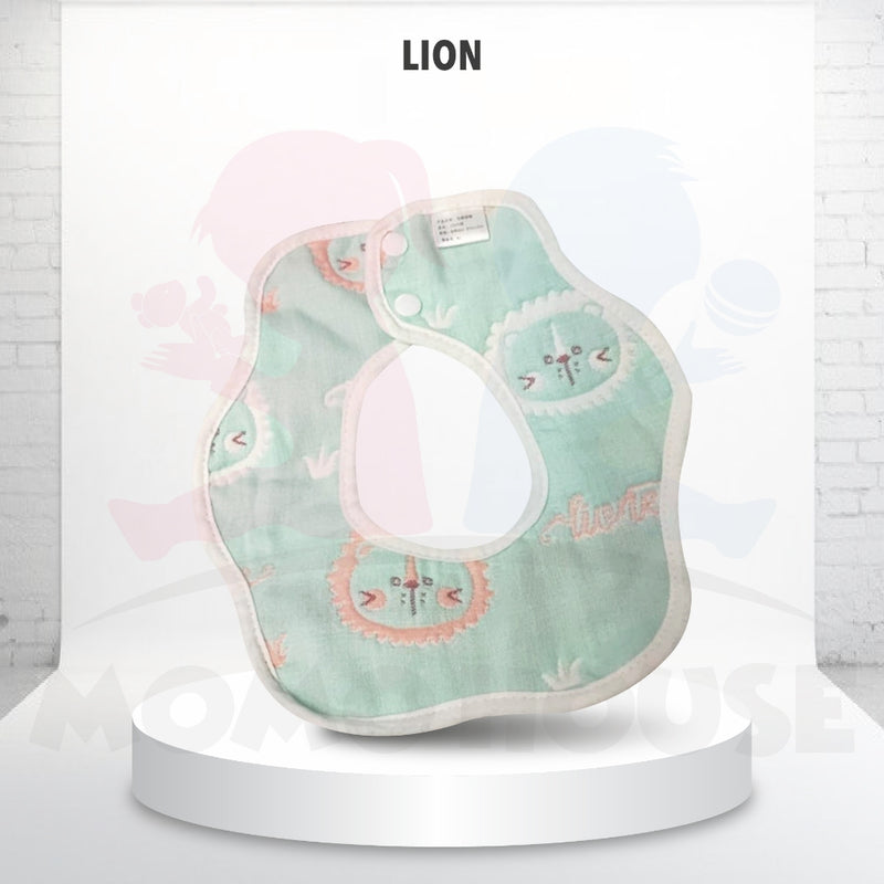 Baby Petal Bib Kids 360 Degree Scarf Petal Saliva Towel Feeding Spitting Slobber Bib Tuala Air Terliur