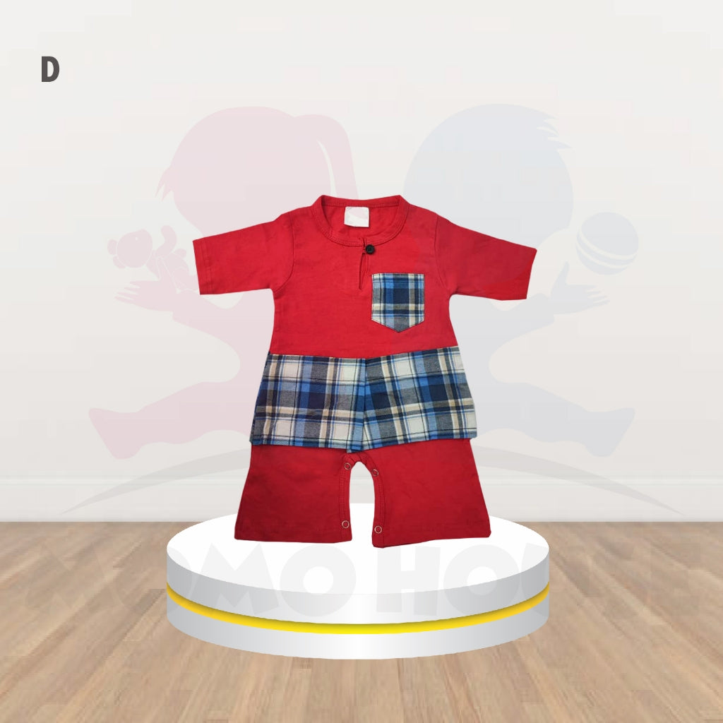 Baby Baju Raya Baby Boy Baju Melayu Newborn Romper Baju Melayu Rompers Baby Boys Kurta Baby Baju Melayu Kanak Kanak