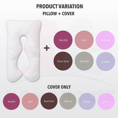 (New Design) U Shape Maternity Pillow Pregnant Side Bedding Full Cotton Pregnancy Pillow Nursing Pillow