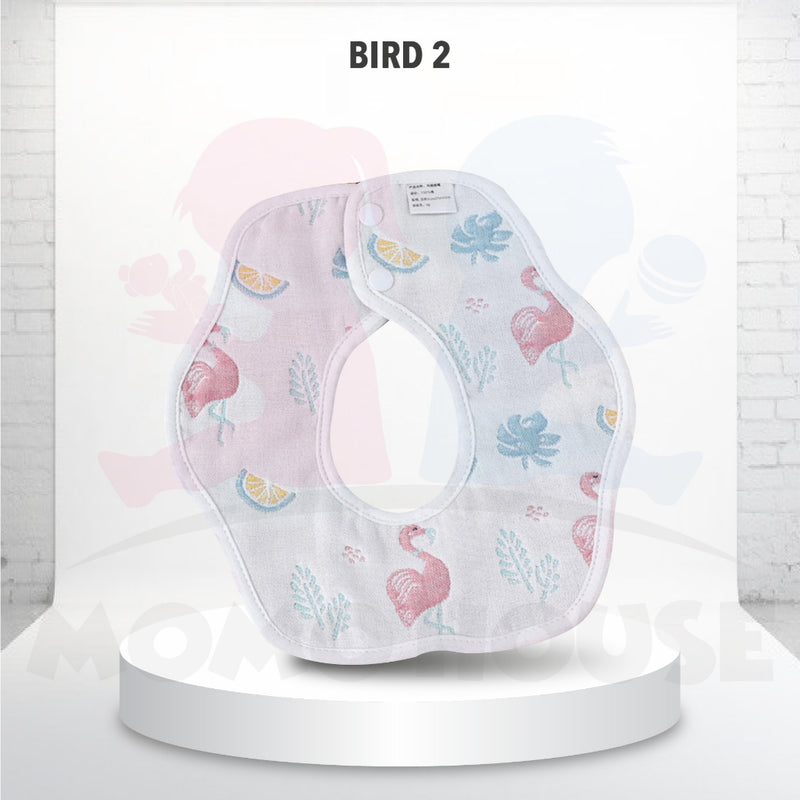 Baby Petal Bib Kids 360 Degree Scarf Petal Saliva Towel Feeding Spitting Slobber Bib Tuala Air Terliur