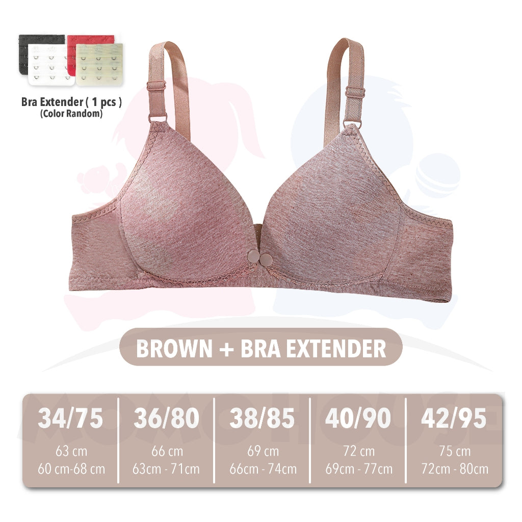 Women Nursing Maternity Breastfeeding Bra for MOMO & Real Bubee Breast Pump - Button Design