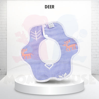 Baby Petal Bib Kids 360 Degree Scarf Petal Saliva Towel Feeding Spitting Slobber Bib Tuala Air Terliur
