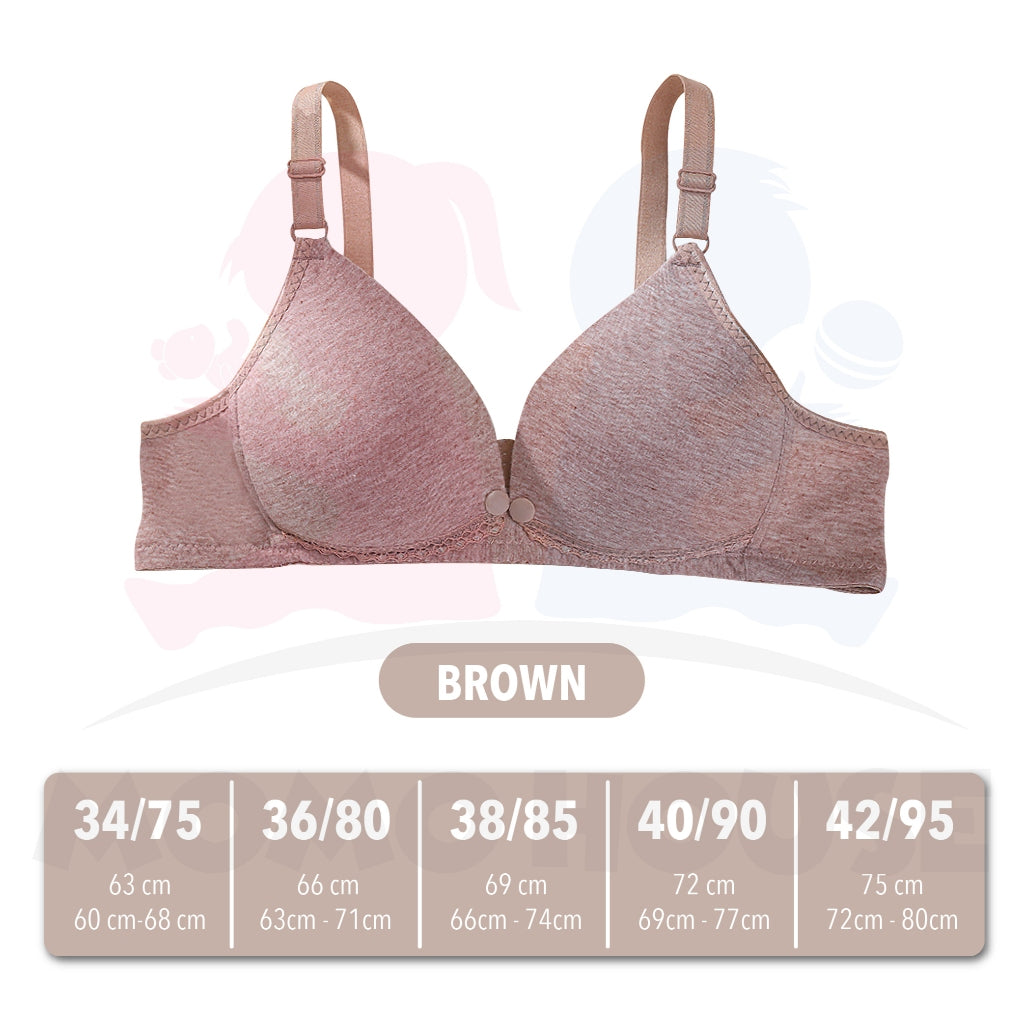 Women Nursing Maternity Breastfeeding Bra for MOMO & Real Bubee Breast Pump - Button Design