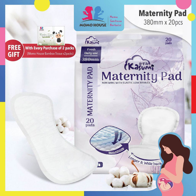 20pcs KASUMI Pad Maternity Pad Daily Fresh Wide & Comfortable (2 Pack With Gift)