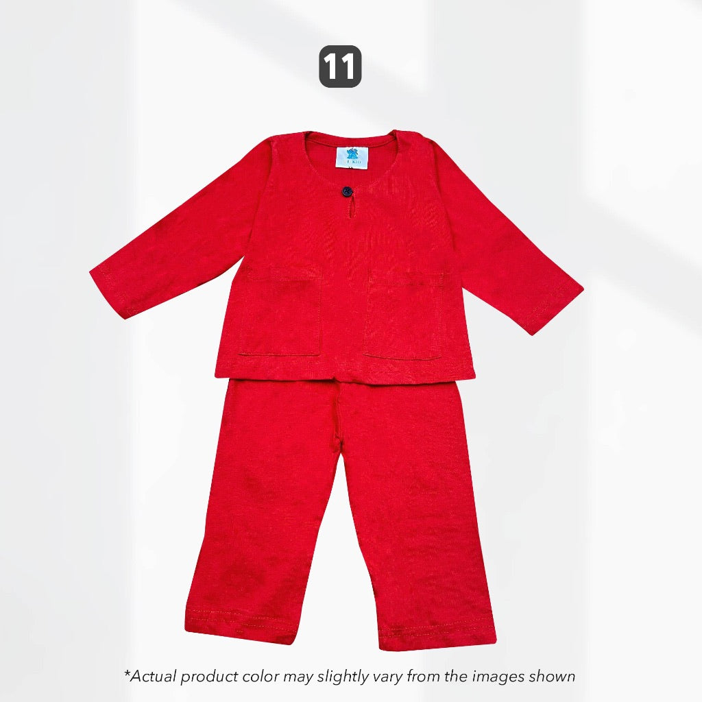 Momo House Baju Raya Budak Lelaki Kanak Kanak Baju Melayu Budak Teluk Belanga (BRB002)