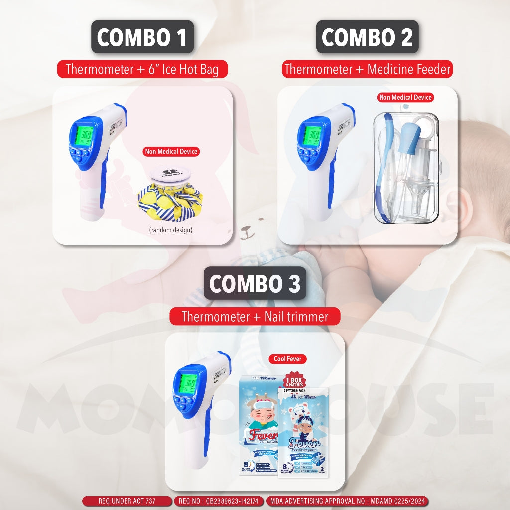 MDA Approved (1 Yr Warranty) Premium Quality Thermometer Baby Thermometer Digital Temperature Sensor