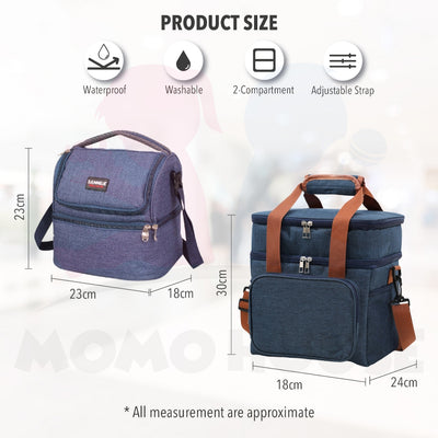 Premium Portable 2 Layer Sling Cooler Bag For Breastmilk Storage Bag Bottle Feeding