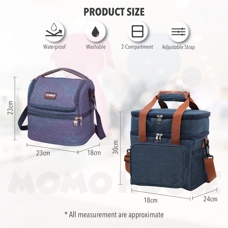 Premium Portable 2 Layer Sling Cooler Bag For Breastmilk Storage Bag Bottle Feeding