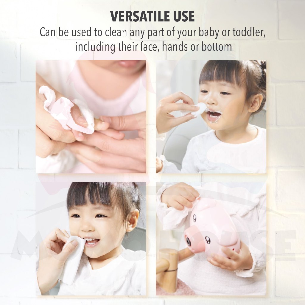 NEW(80's x 10 Packs) Baby Wipes Tissue Basah Tisu Basah Baby Wet Tissue Baby Wet Wipes (Non-Alcohol)