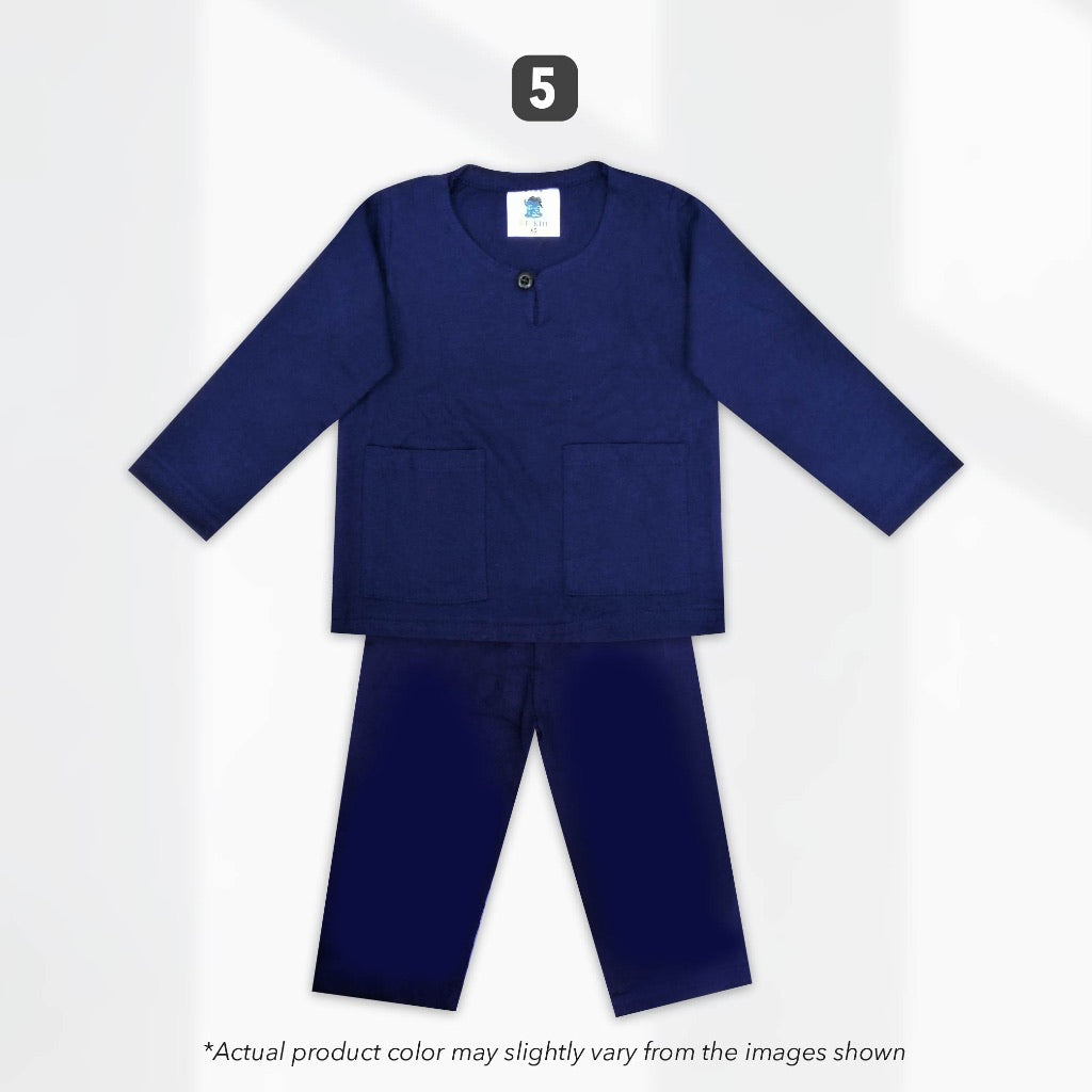 Momo House Baju Raya Budak Lelaki Kanak Kanak Baju Melayu Budak Teluk Belanga (BRB002)