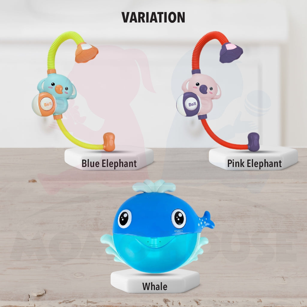 Bath Toys Water Spray Toy Bubble Machine Mainan Budak Shower Toys For Kids Baby Bath Toy Shower Bath