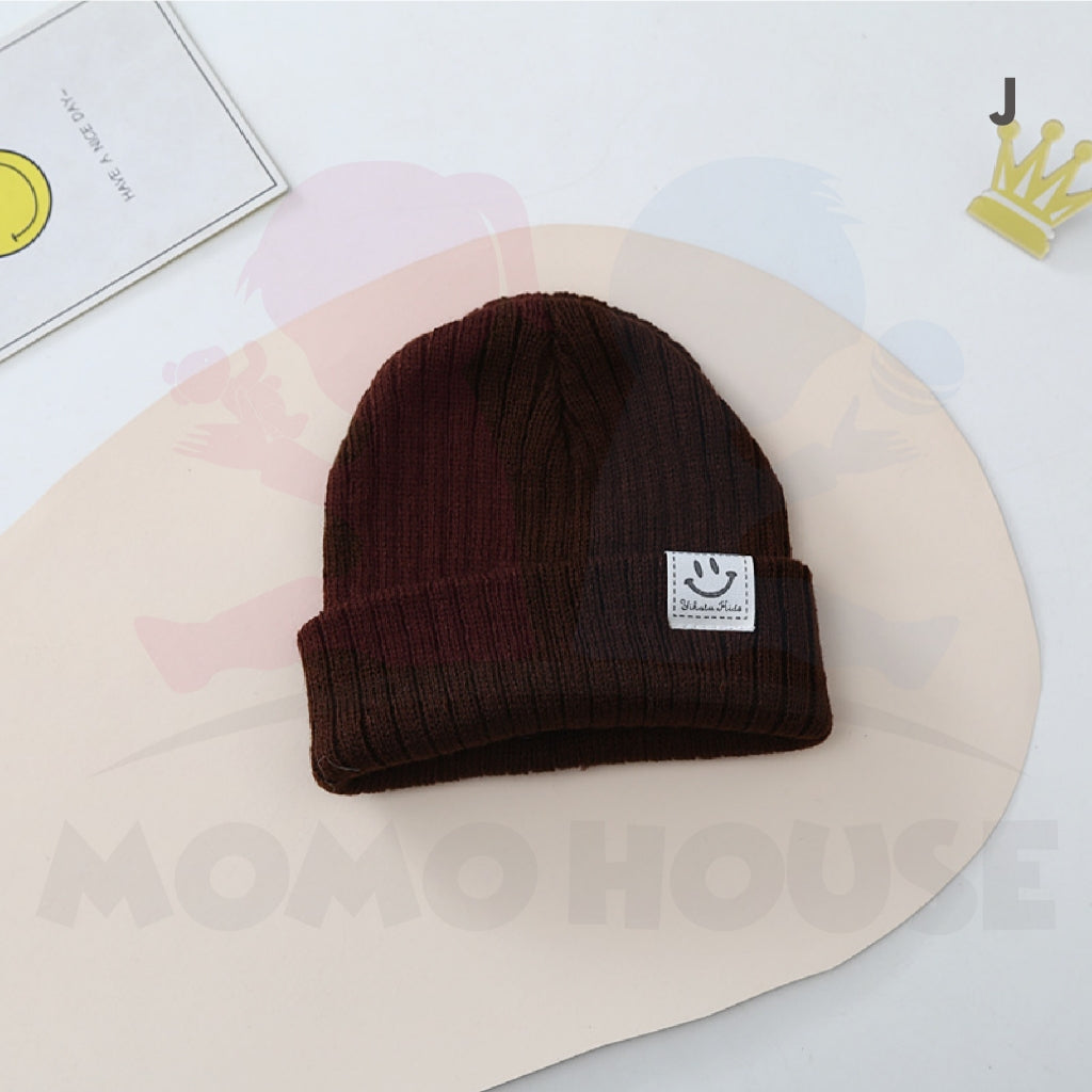 Korean Style Beanie Hat Baby Hat Snow Cap Winter Cute Baby Hat Wool Knitted Topi Budak Bayi Fashion Children Baby Cap