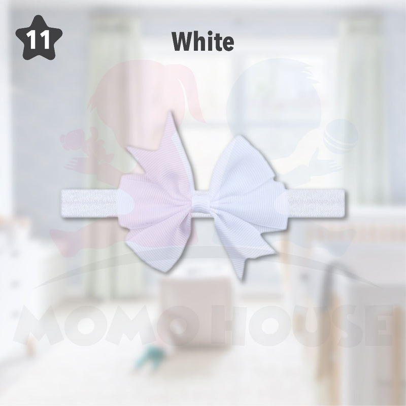 Baby Girls Nylon Hair Bows Elastic Headband Fashion Hair Accessories for Kids Infants Toddlers