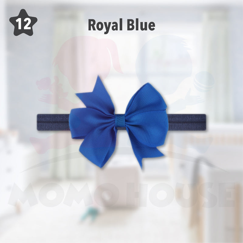 Baby Girls Nylon Hair Bows Elastic Headband Fashion Hair Accessories for Kids Infants Toddlers