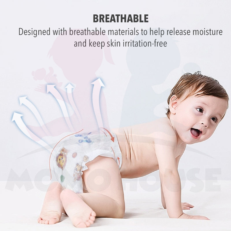 HeyBaby Diaper Pants Kids Super Soft  Lampin Jenis Seluar Pakai Buang
