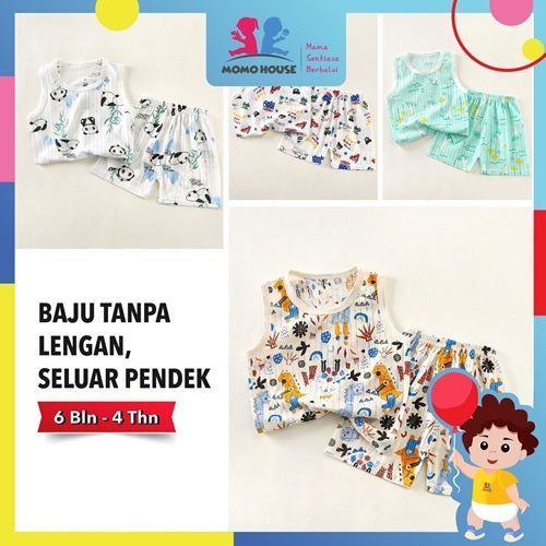Kids Clothes Baju Set Seluar Baju Budak Murah Singlet Baby Boy Singlet Budak Baby Clothes Singlet Baby Girl