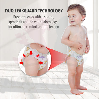 HeyBaby Diaper Pants Kids Super Soft  Lampin Jenis Seluar Pakai Buang