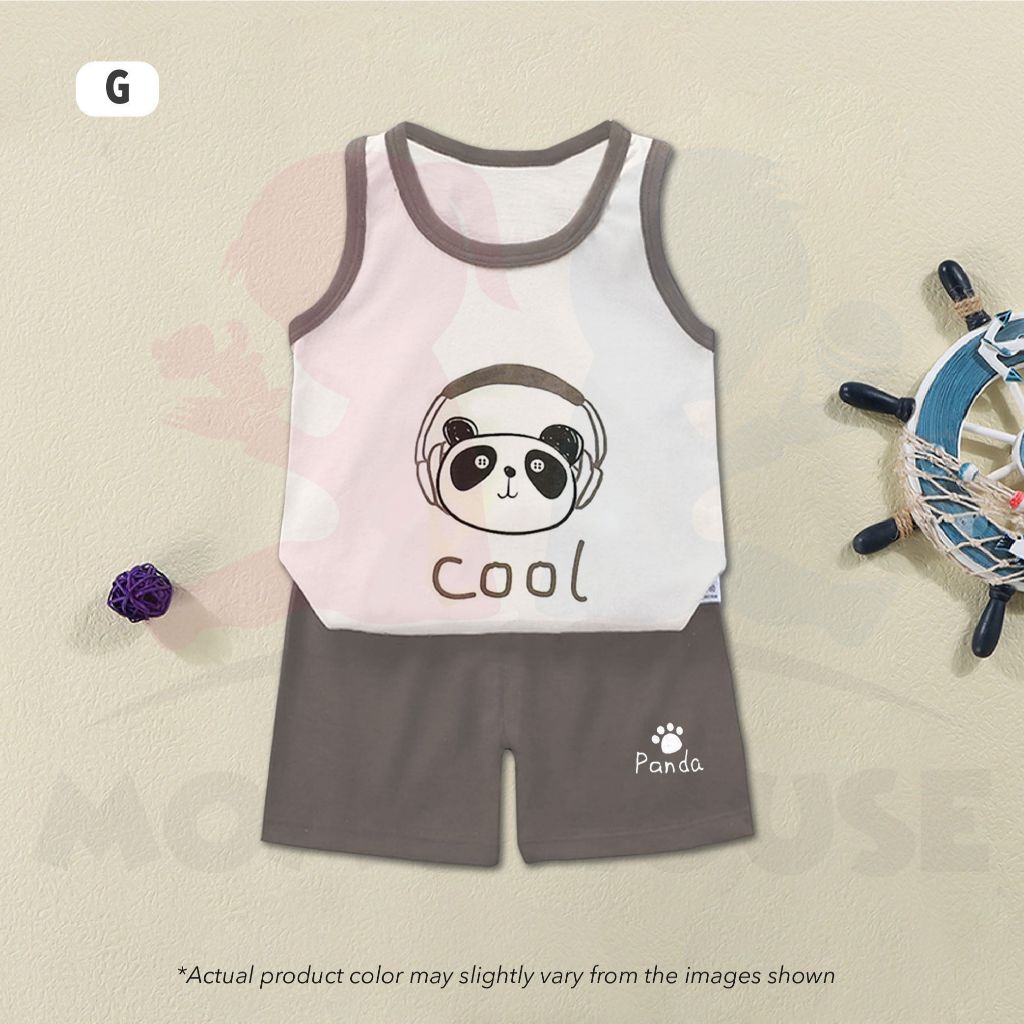 Kids Singlet Baby Boy Baju Singlet Baby Clothes Set Singlet Baby Girl Budak Perempuan Baju Singlet Budak Lelaki