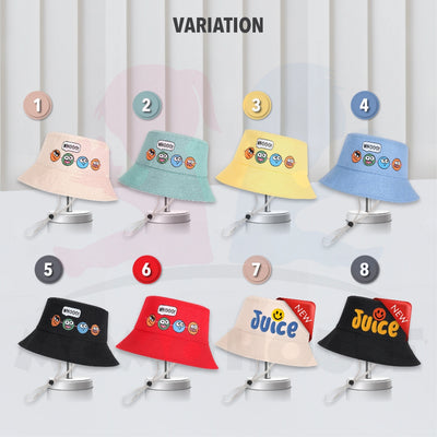 Kids Hat Bucket Cap Baby Hat Topi Budak Kids Hat Beach Topi Pantai Budak Boy Kids Bucket Hat Girl Kids Sun Hat