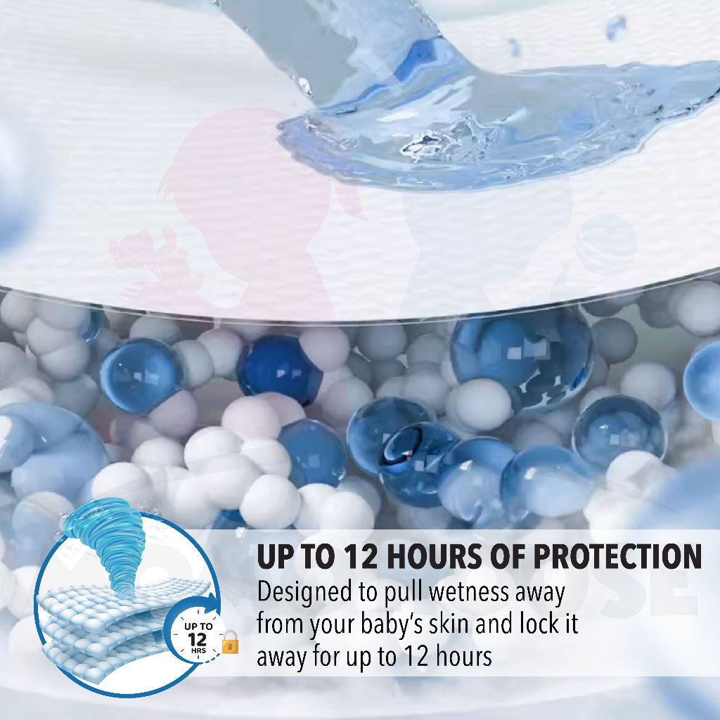 Ready Stock Baby Diaper Pants Newborn Baby Diapers Lampin Jenis Seluar Kanak-Kanak