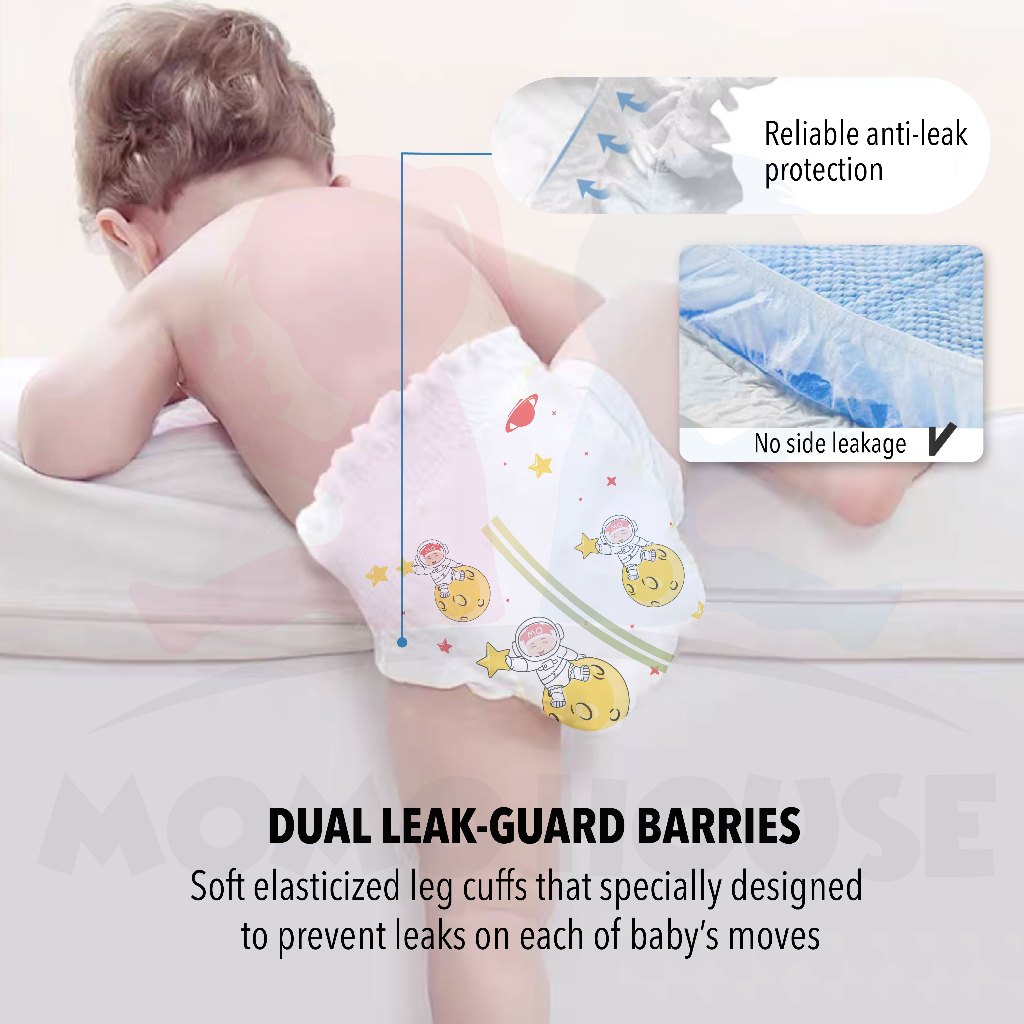 Ready Stock Baby Diaper Pants Newborn Baby Diapers Lampin Jenis Seluar Kanak-Kanak