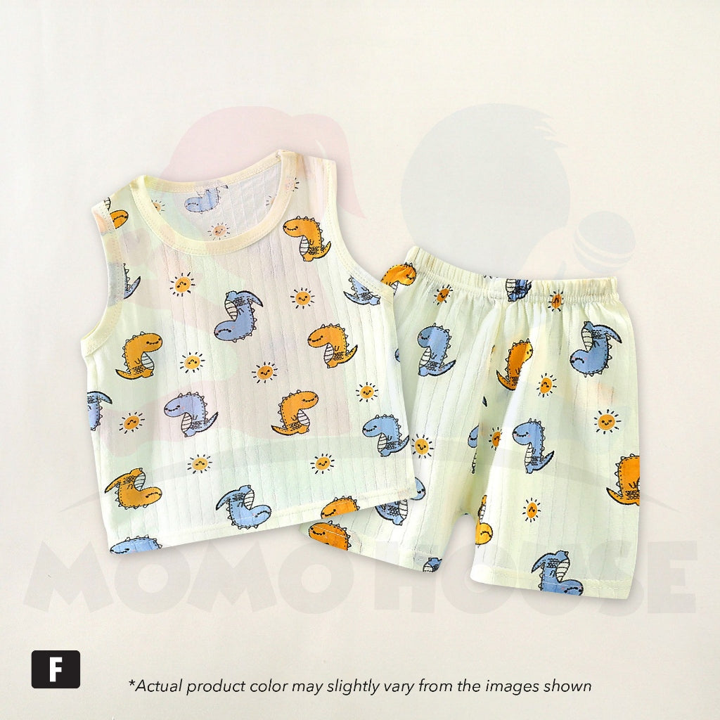 Kids Clothes Baju Set Seluar Baju Budak Murah Singlet Baby Boy Singlet Budak Baby Clothes Singlet Baby Girl