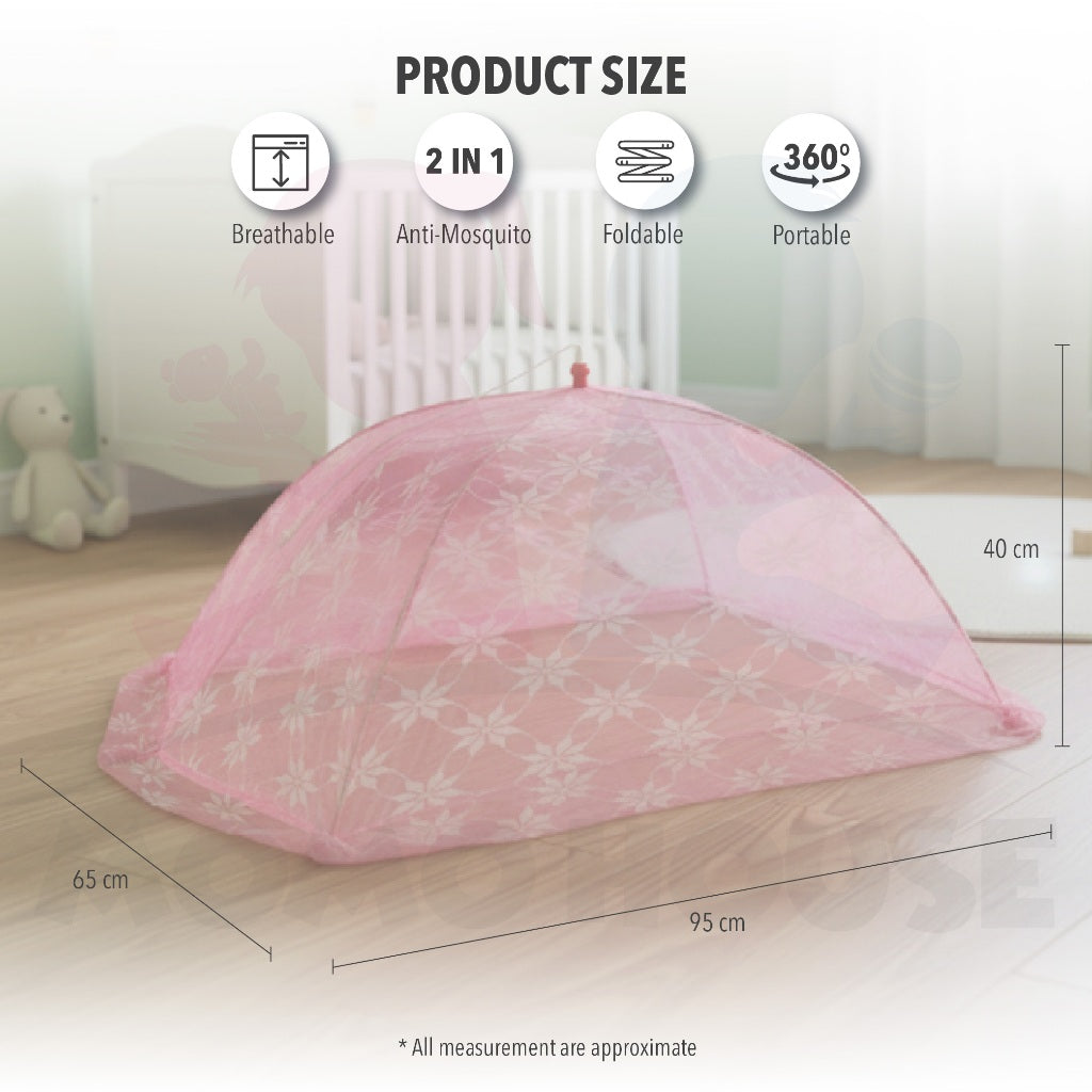 Baby Mosquito Net Foldable Mosquito Netting Kelambu Bayi Newborn Barang Baby Kelambu Umbrella