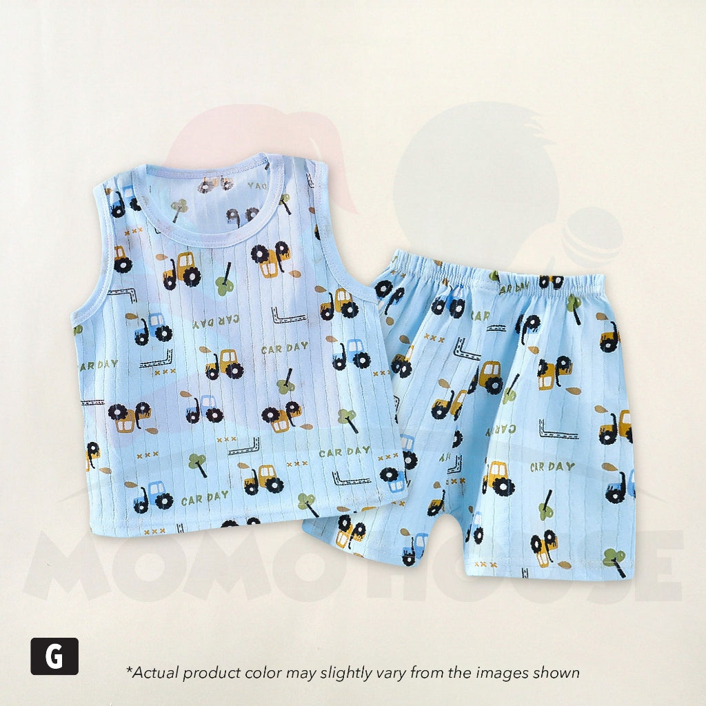 Kids Clothes Baju Set Seluar Baju Budak Murah Singlet Baby Boy Singlet Budak Baby Clothes Singlet Baby Girl