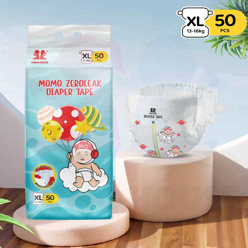 Momo House  Zeroleak Baby Diaper Tape Newborn Baby Diapers Lampin Kanak-Kanak