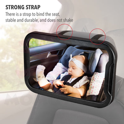 Baby Car Seat Mirror Safety Mirror Baby Rear View Mirror Cermin Kereta Baby Car Mirror Back Cermin Gantung