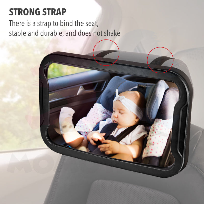 Baby Car Seat Mirror Safety Mirror Baby Rear View Mirror Cermin Kereta Baby Car Mirror Back Cermin Gantung