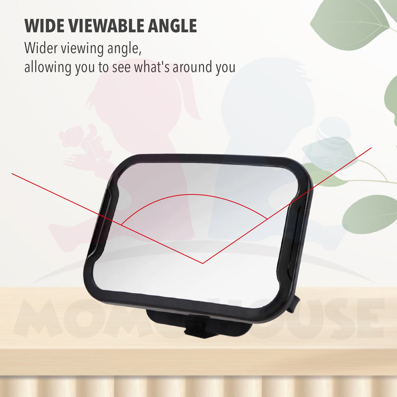 Baby Car Seat Mirror Safety Mirror Baby Rear View Mirror Cermin Kereta Baby Car Mirror Back Cermin Gantung