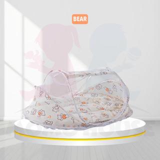 Premium Folding Mosquito Net 3 in 1 Infant Cushion Mattress Baby Bed Nets (Kelambu Baby + Tilam Baby + Bantal Baby)