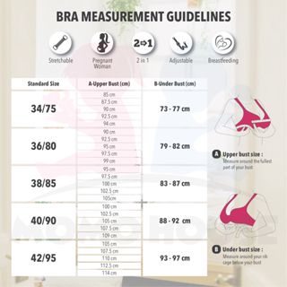 Women Nursing Maternity Breastfeeding Bra for MOMO & Real Bubee Breast Pump - Button Design