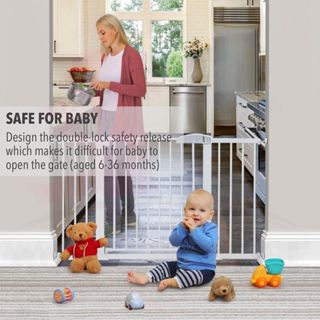 Baby Safety Gate Door Fence Baby Safety Gate Auto Lock For Gate Fit Various Size Pagar Baby