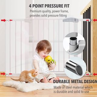 Baby Safety Gate Door Fence Baby Safety Gate Auto Lock For Gate Fit Various Size Pagar Baby