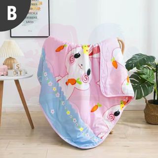 Children Cartoon Cotton Blanket Summer Cool Quilt Baby Nap Children Kids Comforter Selimut Bayi Budak