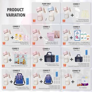 Electric Rechargeable Handfree Breast Pump Breastfeeding Painless Massage Electric Pump Wireless Pam Susu