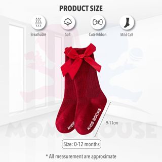 Long Stokin Panjang Baby Socks Girl Stokin Baby Girl Newborn Baby Girl's Sock Baby Long Socks Knee Socks Non Slip Socks