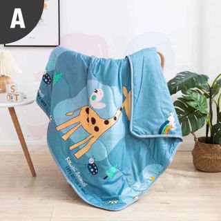 Children Cartoon Cotton Blanket Summer Cool Quilt Baby Nap Children Kids Comforter Selimut Bayi Budak