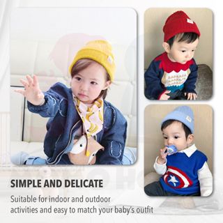 Korean Style Beanie Hat Baby Hat Snow Cap Winter Cute Baby Hat Wool Knitted Topi Budak Bayi Fashion Children Baby Cap