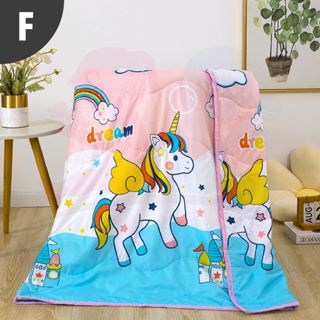 Children Cartoon Cotton Blanket Summer Cool Quilt Baby Nap Children Kids Comforter Selimut Bayi Budak